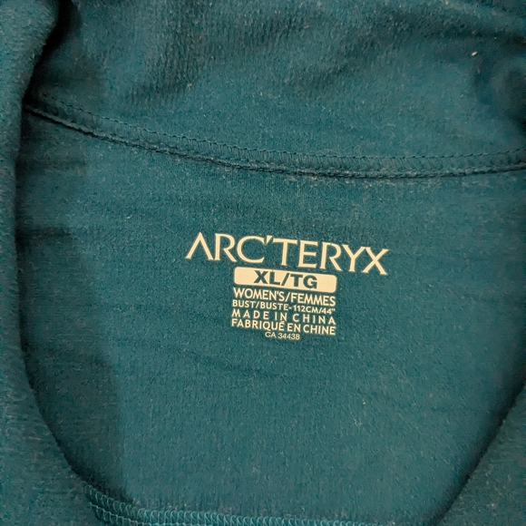 XL Arc'teryx Women's Blue Full-Zip Jacket - Picture 5 of 15